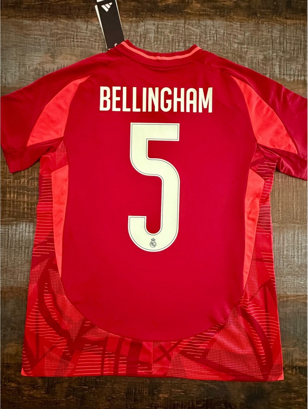 Adidas Real Madrid Bellingham #5 Women's Jersey Medium